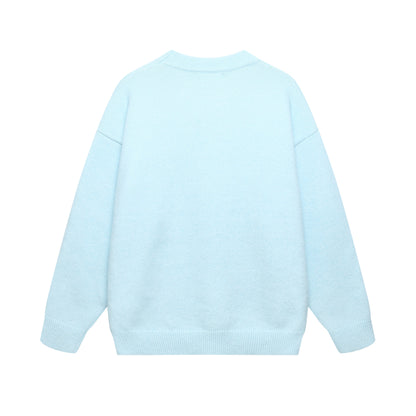 ⓀⓃⒾⓉ𒉽2025秋冬可愛小狗圓領針織 K-25