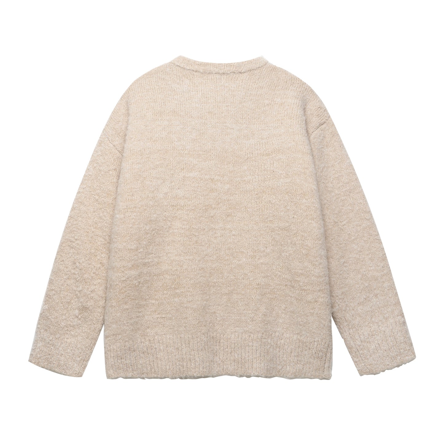 ⓀⓃⒾⓉ𒉽2025秋冬趣味貓咪圓領針織 K-37