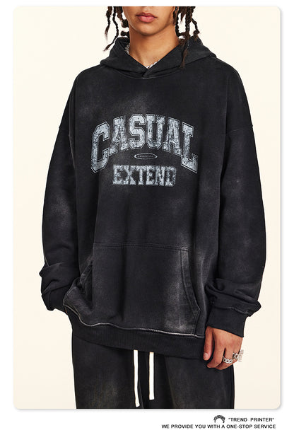 ♛𝔽𝕦𝕤𝕚𝕠𝕟 𝔽𝕠𝕔𝕦𝕤 ♛2025秋冬高磅復古水洗印花帽T 553