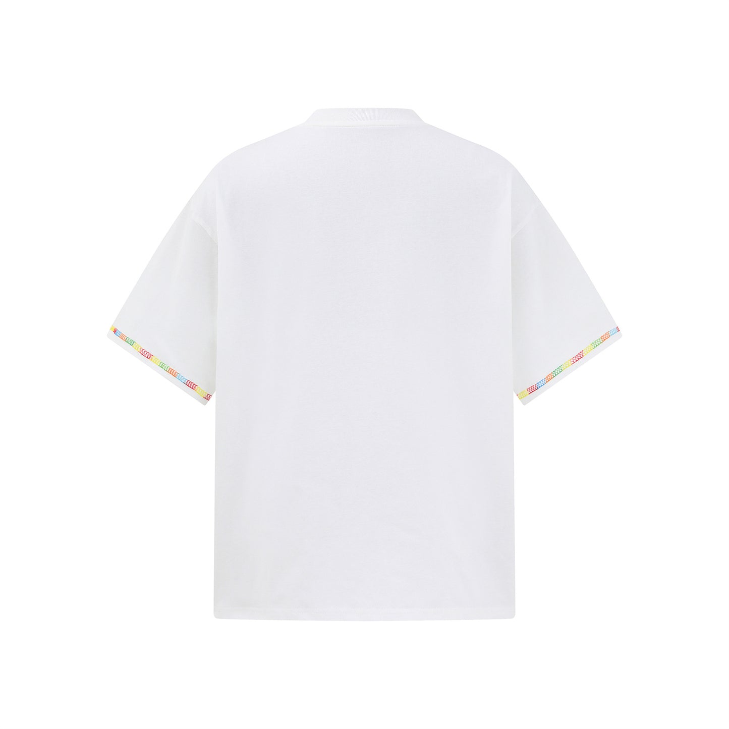 𝕃oose 𝔽it ☞𝟤𝟢𝟤𝟧 ☜領帶系列蠟筆塗鴉圓領寬版上衣A-3