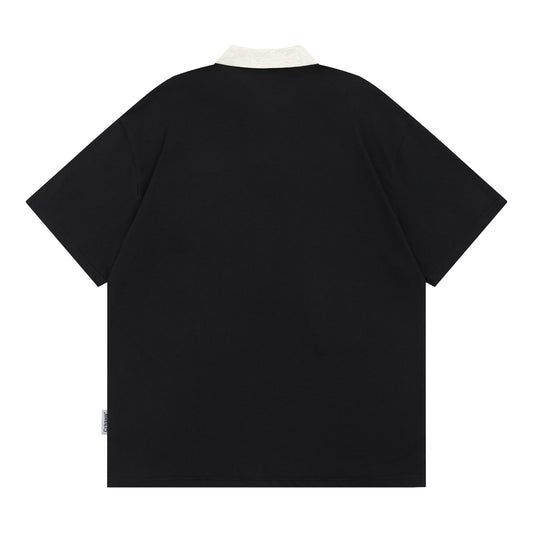 Polo Shirt𒉽領帶系列學院風翻領POLO衫 CR-5