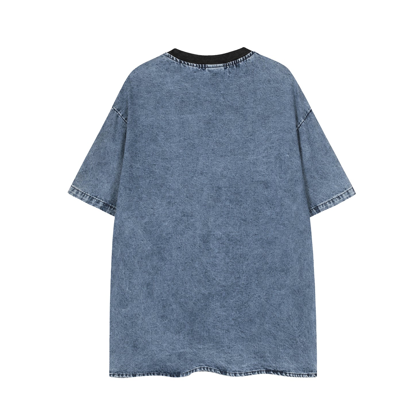 𝕃oose 𝔽it ☞𝟤𝟢𝟤𝟧 ☜美式復古水洗字母圓領寬版上衣G-9