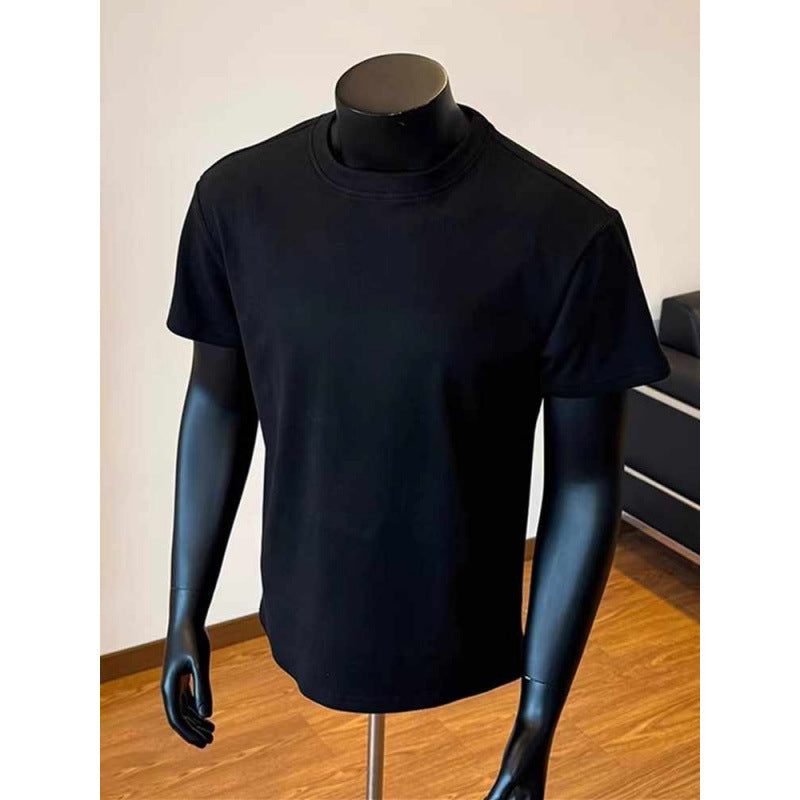 𝔽𝕦𝕤𝕚𝕠𝕟 𝔽𝕠𝕔𝕦𝕤 ✘ 美式纯色短袖納維雅索羅娜健身收緊袖口T恤顯壯打底tee涼感速乾衣 U011