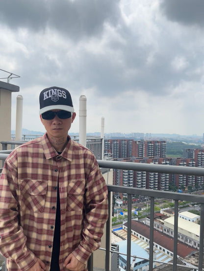 𝔽𝕦𝕤𝕚𝕠𝕟 𝔽𝕠𝕔𝕦𝕤 -ᴄʜɪᴄᴀɴᴏ♠︎悍匪♠︎ 重磅90年代復古長袖襯衫