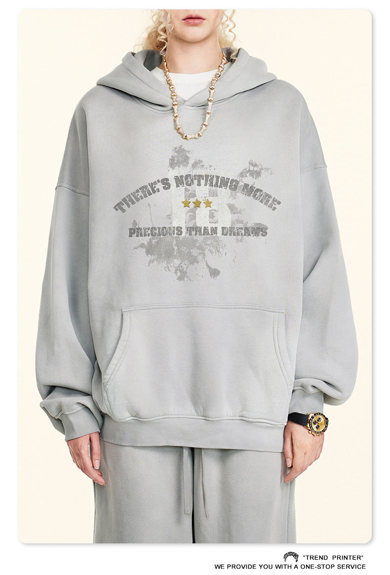 ♛𝔽𝕦𝕤𝕚𝕠𝕟 𝔽𝕠𝕔𝕦𝕤 ♛2025秋冬高磅復古水洗印花帽T B-36