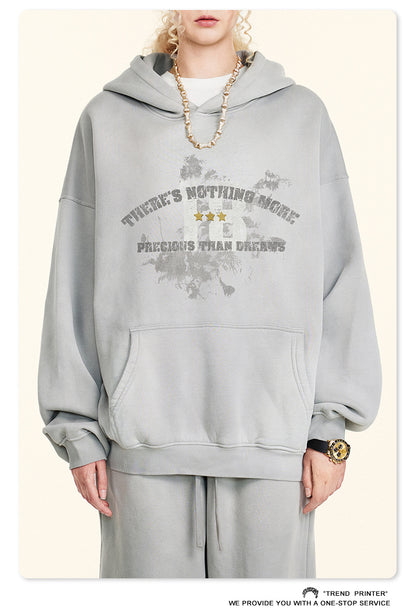 ♛𝔽𝕦𝕤𝕚𝕠𝕟 𝔽𝕠𝕔𝕦𝕤 ♛2025秋冬高磅復古水洗印花帽T B-36