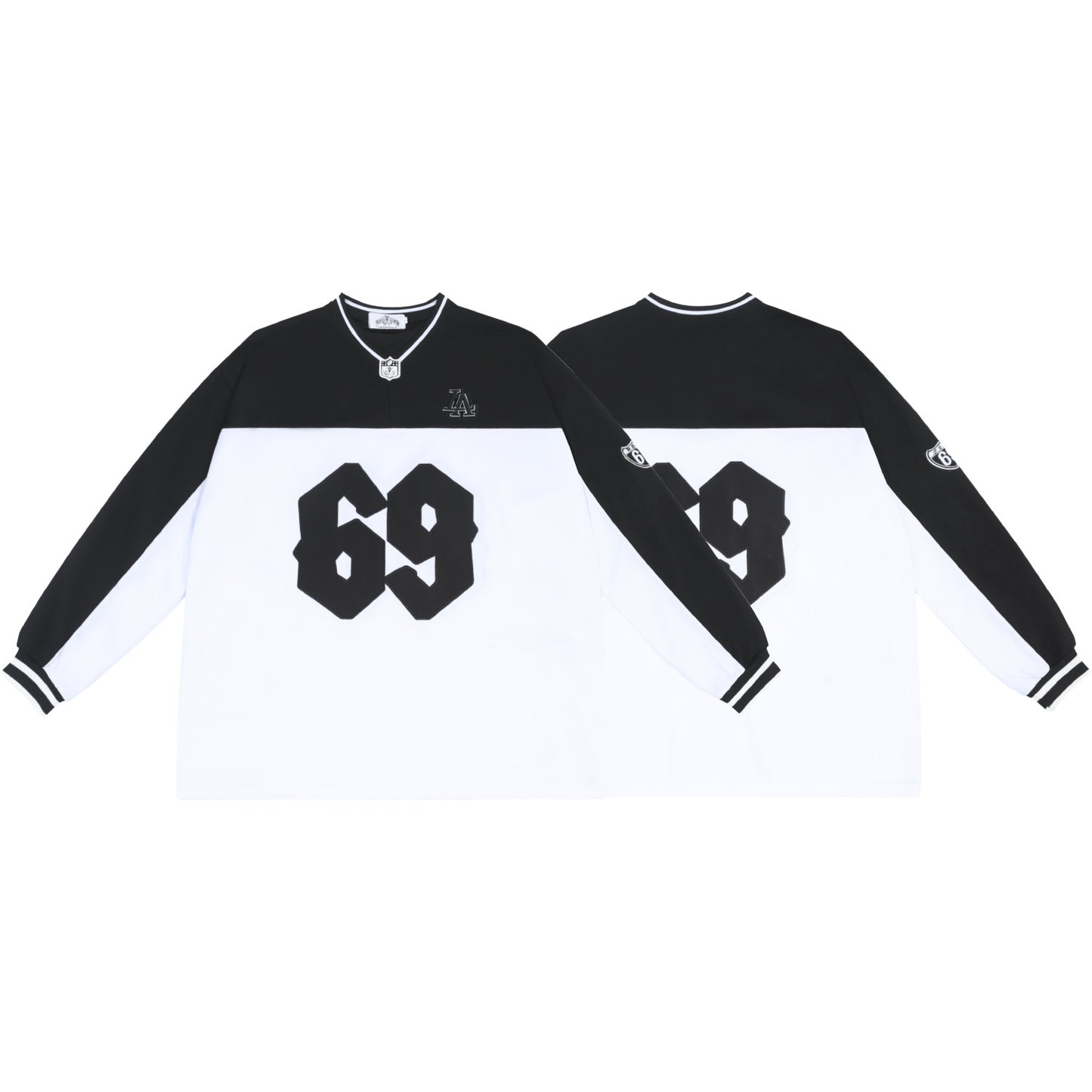 𝔽𝕦𝕤𝕚𝕠𝕟 𝔽𝕠𝕔𝕦𝕤-ᴄʜɪᴄᴀɴᴏ♠︎悍匪♠︎ 球衣拼色嘻哈chicano墨西哥風格外搭衫嘻哈風 GL07