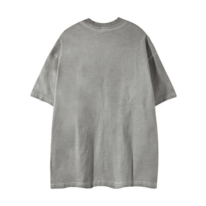 𝕃oose 𝔽it ☞𝟤𝟢𝟤𝟧 ☜美式復古貓狗印花風格男女中性 T-Shirt寬版上衣 FY58