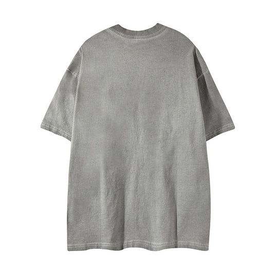 𝕃oose 𝔽it ☞𝟤𝟢𝟤𝟧 ☜美式復古貓狗印花風格男女中性 T-Shirt寬版上衣 FY58