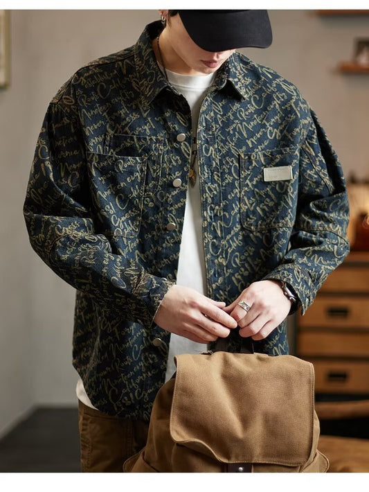 復古水洗牛仔外套 CZ33