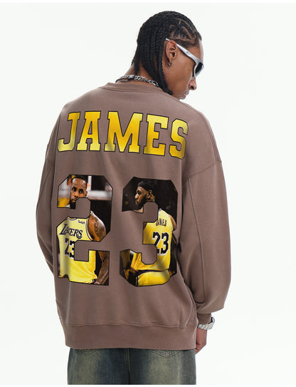 ♛𝔽𝕦𝕤𝕚𝕠𝕟 𝔽𝕠𝕔𝕦𝕤 ♛410G重磅水洗美式復古圓領厚T  GH-44