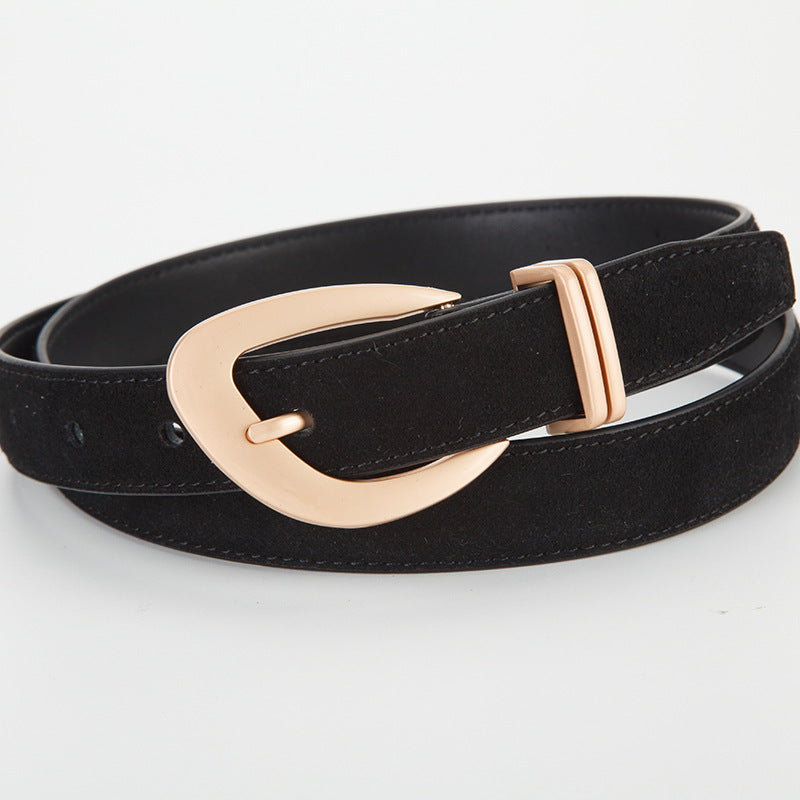 𝗕𝗘𝗟𝗧復古女款合金扣牛皮簡約腰帶款 25