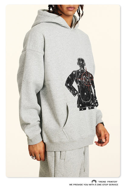 ♛𝔽𝕦𝕤𝕚𝕠𝕟 𝔽𝕠𝕔𝕦𝕤 ♛2025秋冬重磅復古水洗印花帽T B-35