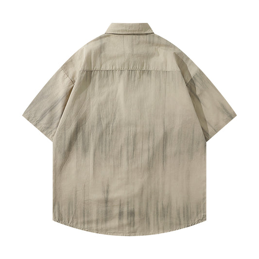 𝕃oose 𝔽it ☞𝟤𝟢𝟤𝟧 ☜領帶系列扎染風休閒襯衫JD-2
