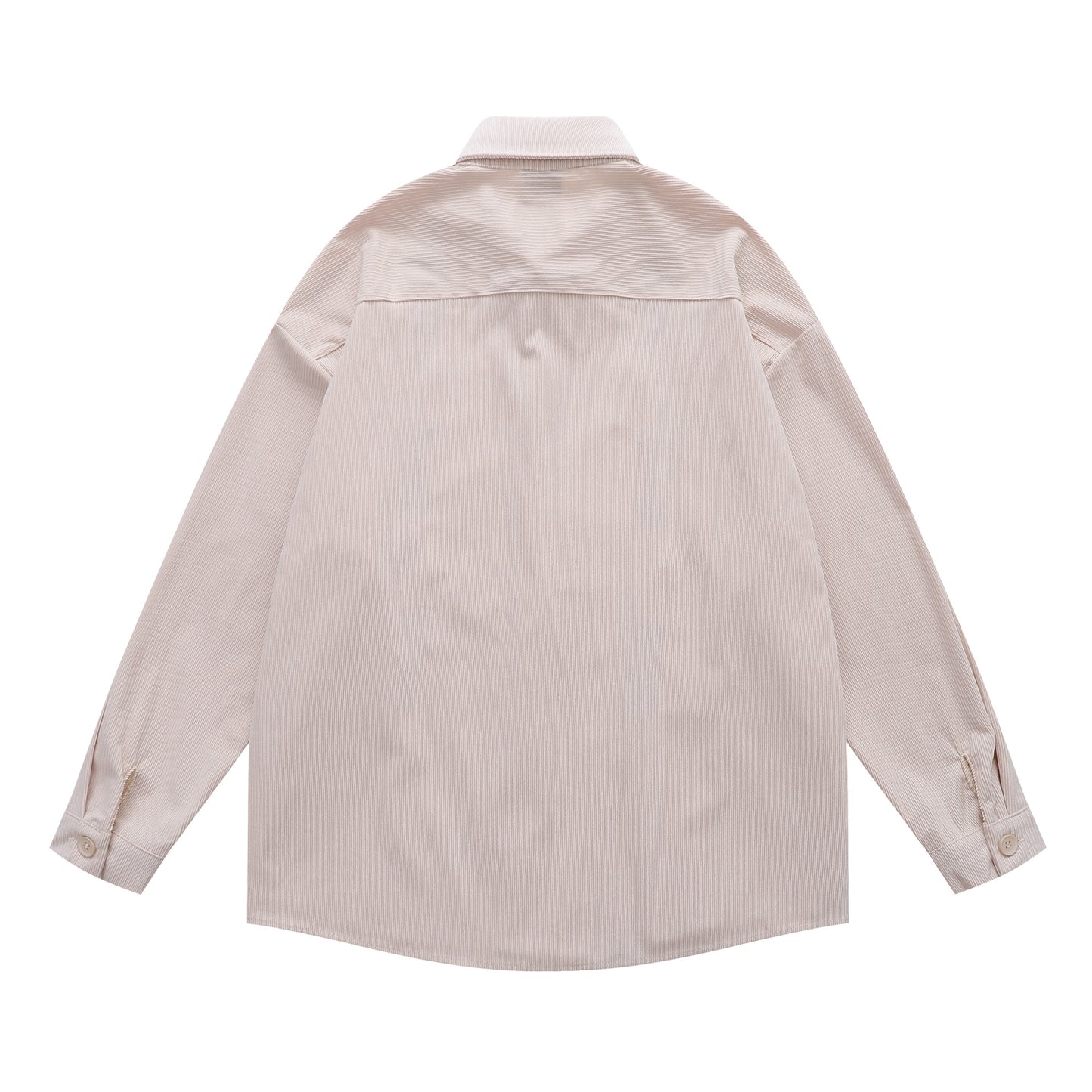 𝔼mbro 𝕊hirt𒉽2025秋冬復古花卉刺繡燈芯絨襯衫外套D-85