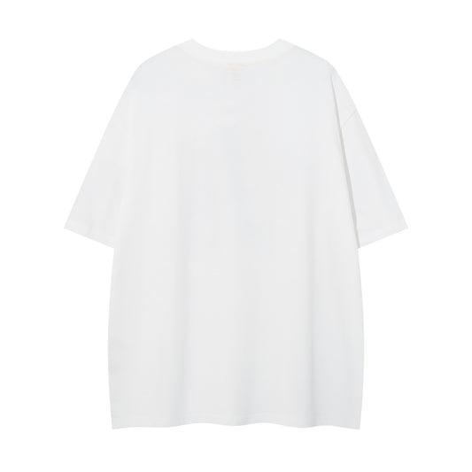 𝕃oose 𝔽it ☞𝟤𝟢𝟤𝟧 ☜美式復古字母拼貼印花 男女中性 T-Shirt寬版上衣 A-907