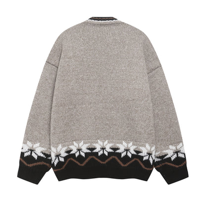 ⓀⓃⒾⓉ𒉽2025秋冬可愛小狗風格圓領針織 K-65