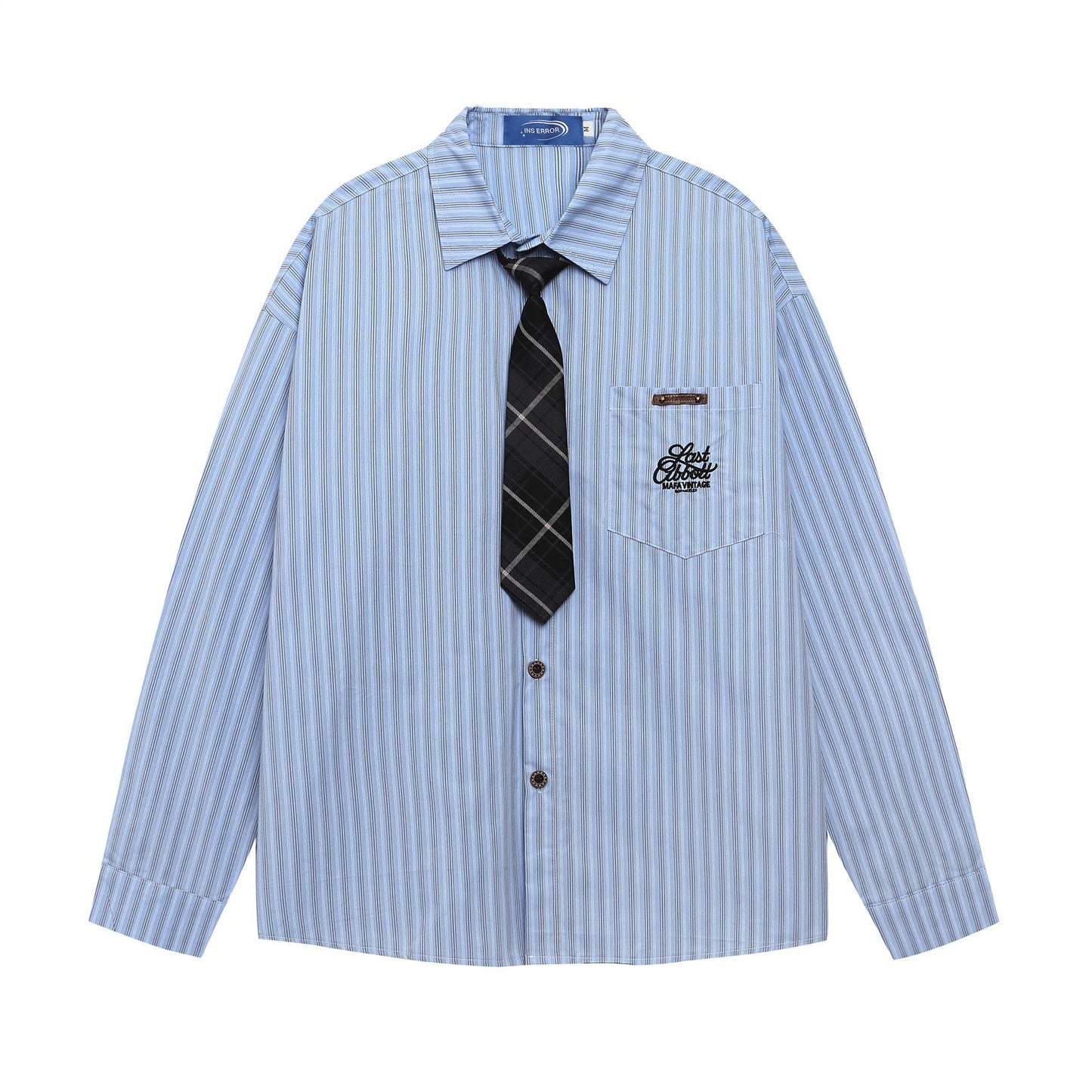 𝔼mbro 𝕊hirt𒉽2025秋冬領帶系列簡約襯衫外套IN-87