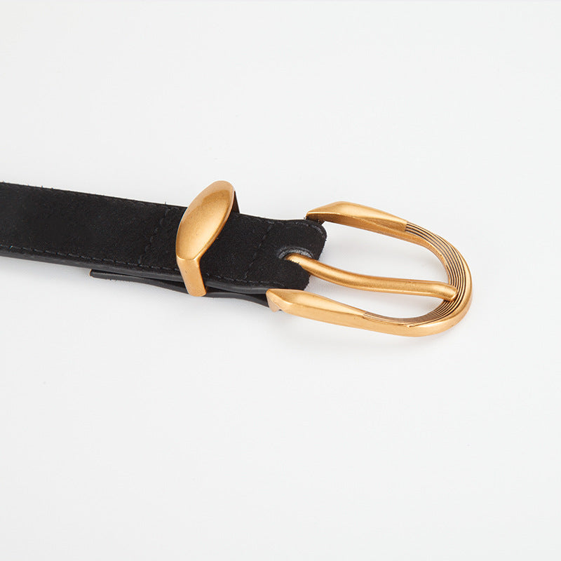 𝗕𝗘𝗟𝗧復古女款合金扣真皮簡約腰帶款  33