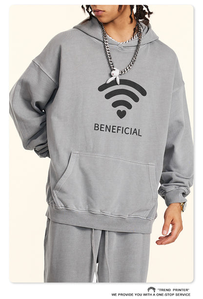 ♛𝔽𝕦𝕤𝕚𝕠𝕟 𝔽𝕠𝕔𝕦𝕤 ♛2025秋冬高磅復古水洗印花帽T 5-67