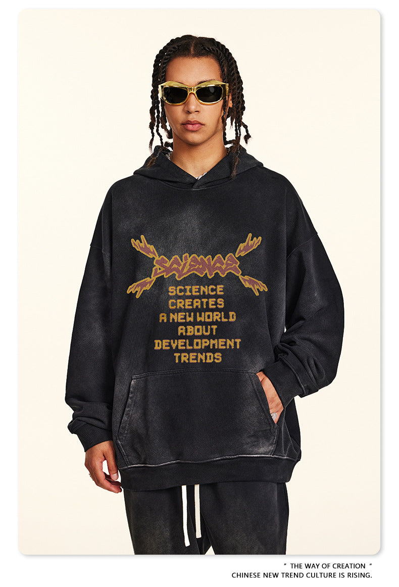 ♛𝔽𝕦𝕤𝕚𝕠𝕟 𝔽𝕠𝕔𝕦𝕤 ♛2025秋冬高磅復古水洗印花帽T 517