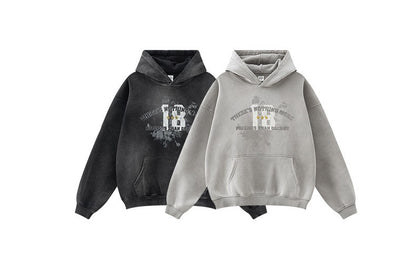 ♛𝔽𝕦𝕤𝕚𝕠𝕟 𝔽𝕠𝕔𝕦𝕤 ♛2025秋冬高磅復古水洗印花帽T B-36