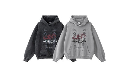 ♛𝔽𝕦𝕤𝕚𝕠𝕟 𝔽𝕠𝕔𝕦𝕤 ♛2025秋冬高磅復古水洗印花帽T B-88