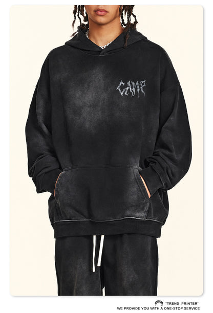 ♛𝔽𝕦𝕤𝕚𝕠𝕟 𝔽𝕠𝕔𝕦𝕤 ♛2025秋冬高磅復古水洗印花帽T 551