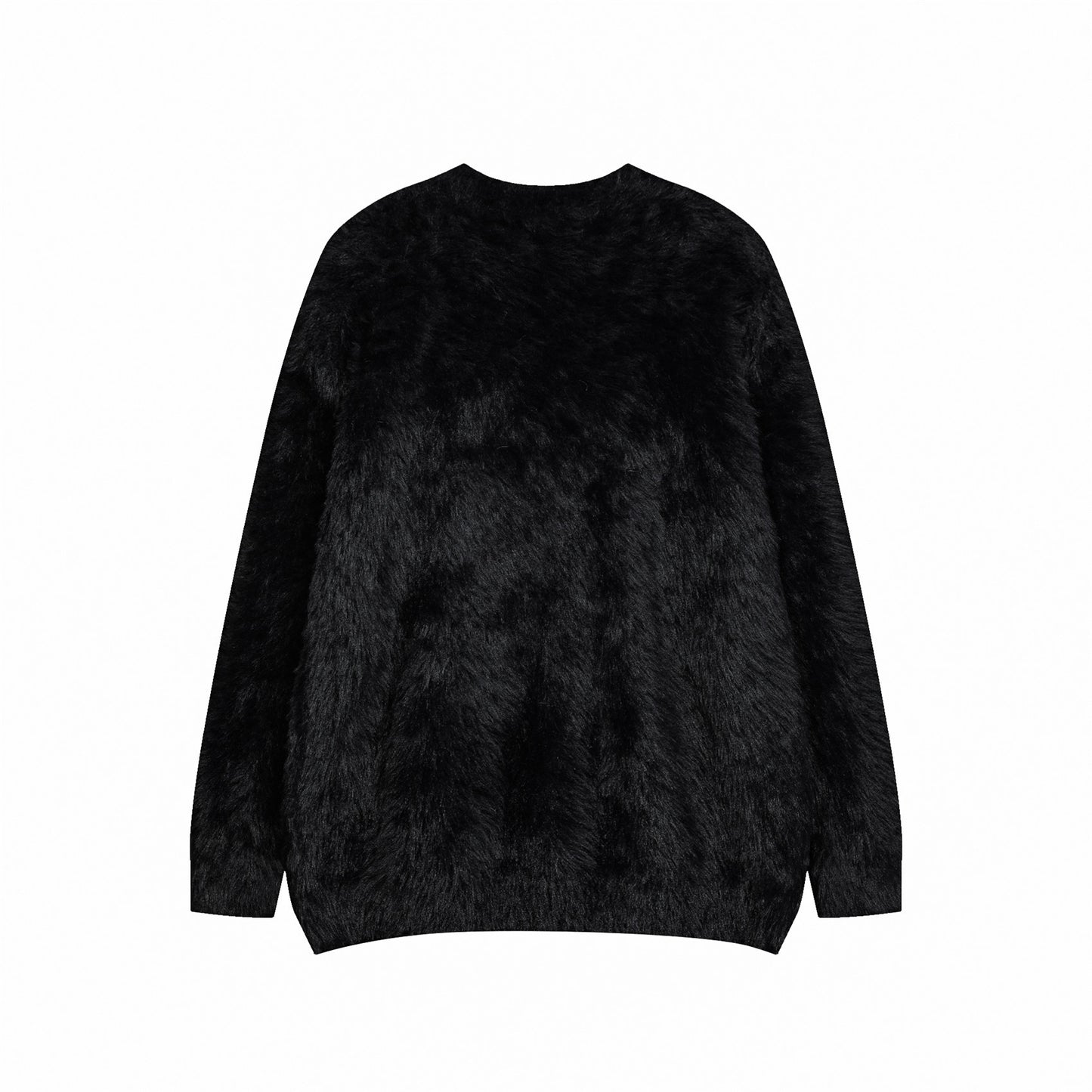 ⓀⓃⒾⓉ𒉽2025秋冬復古慵懶小狗圓領針織 M-14