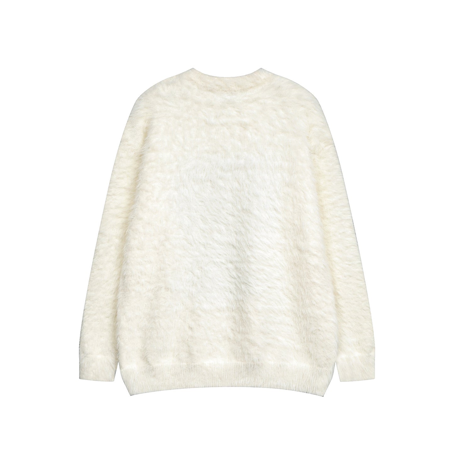 ⓀⓃⒾⓉ𒉽2025秋冬復古慵懶小狗圓領針織 M-14