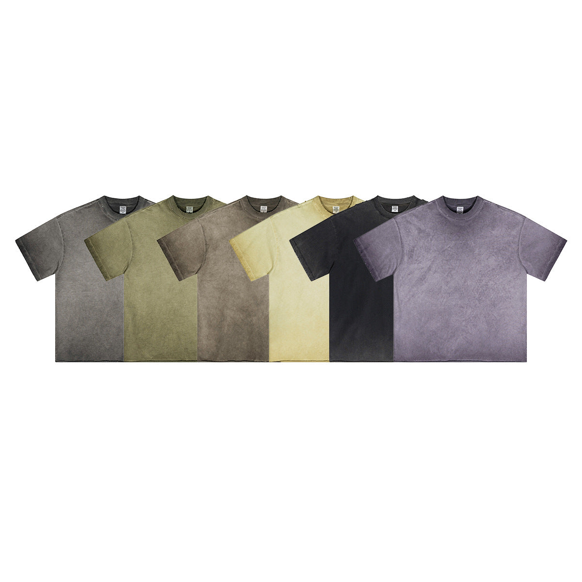 ▶𝔽𝕦𝕤𝕚𝕠𝕟 𝔽𝕠𝕔𝕦𝕤 ⌘𝓦𝓪𝓼𝓱𝓮𝓭 𝔀𝓲𝓷𝓭 ◀  2025夏季美式潮牌寬鬆大碼短袖水洗做舊巴家同款 TZ-04