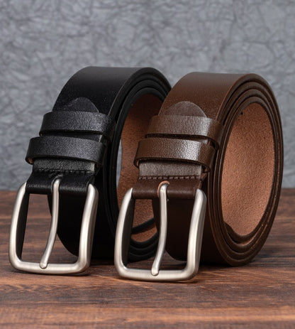 𝗕𝗘𝗟𝗧 復古男款合金扣真皮簡約真皮腰帶 	51