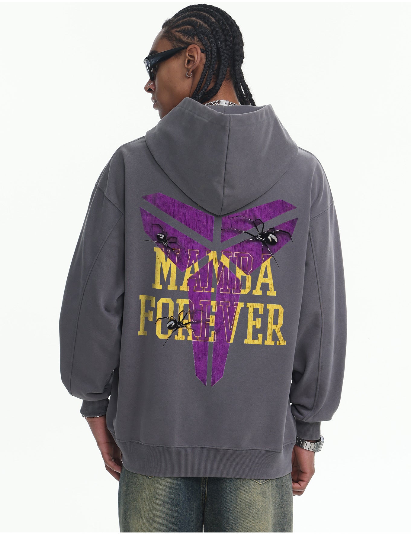 ♛𝔽𝕦𝕤𝕚𝕠𝕟 𝔽𝕠𝕔𝕦𝕤 ♛410G重磅水洗美式復古cleanfit連帽大學T  FZ-93