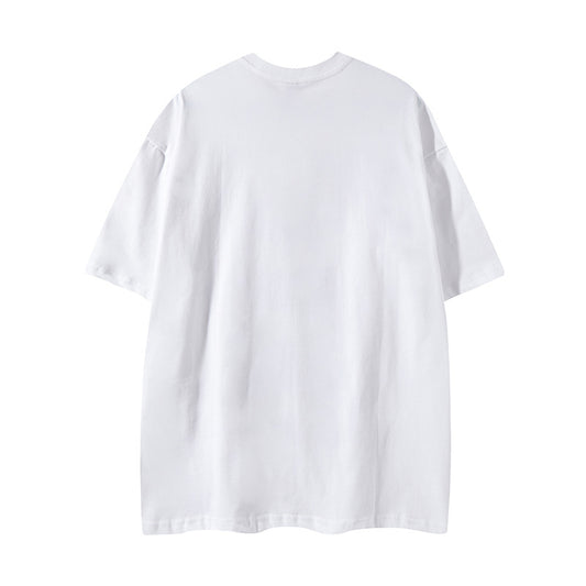 𝕃oose 𝔽it ☞𝟤𝟢𝟤𝟧 ☜美式復古印花風格GALAXY男女中性 T-Shirt寬版上衣 FY43