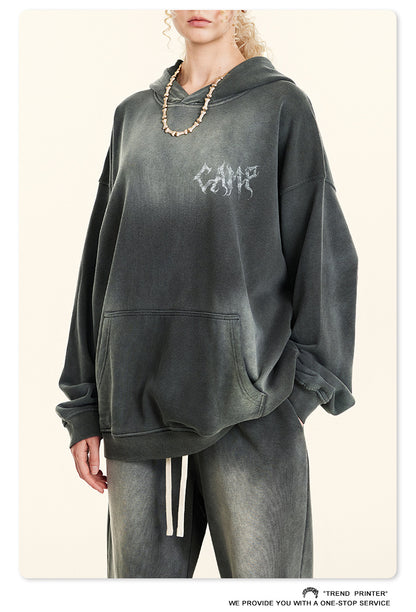 ♛𝔽𝕦𝕤𝕚𝕠𝕟 𝔽𝕠𝕔𝕦𝕤 ♛2025秋冬高磅復古水洗印花帽T 551