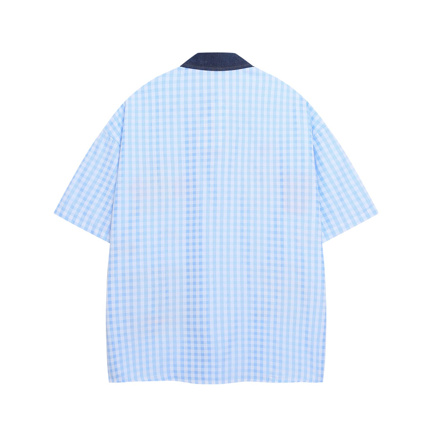 𝔼mbro 𝕊hirt𒉽美式復古趣味卡通短袖寬鬆襯衫 IN-20