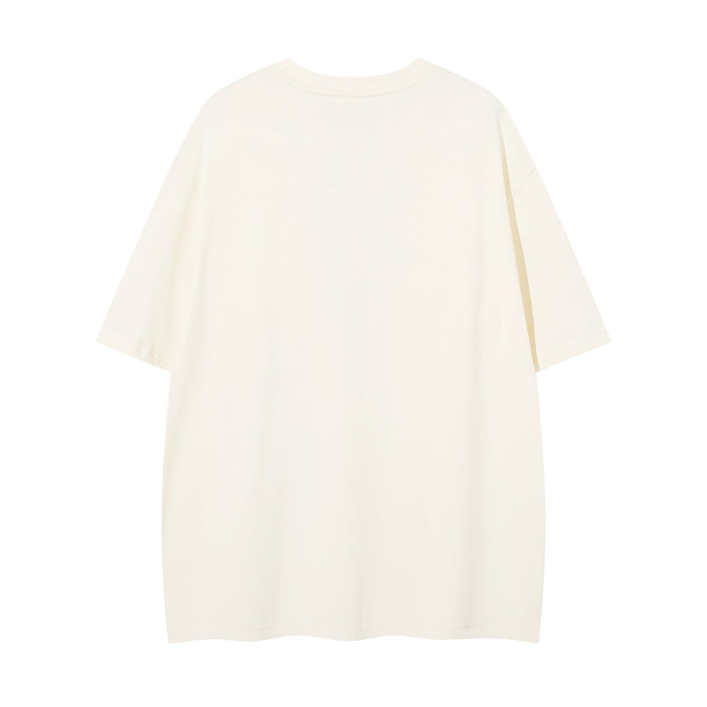 𝕃oose 𝔽it ☞𝟤𝟢𝟤𝟧 ☜美式復古領帶印花圓領T-Shirt寬版上衣A-9