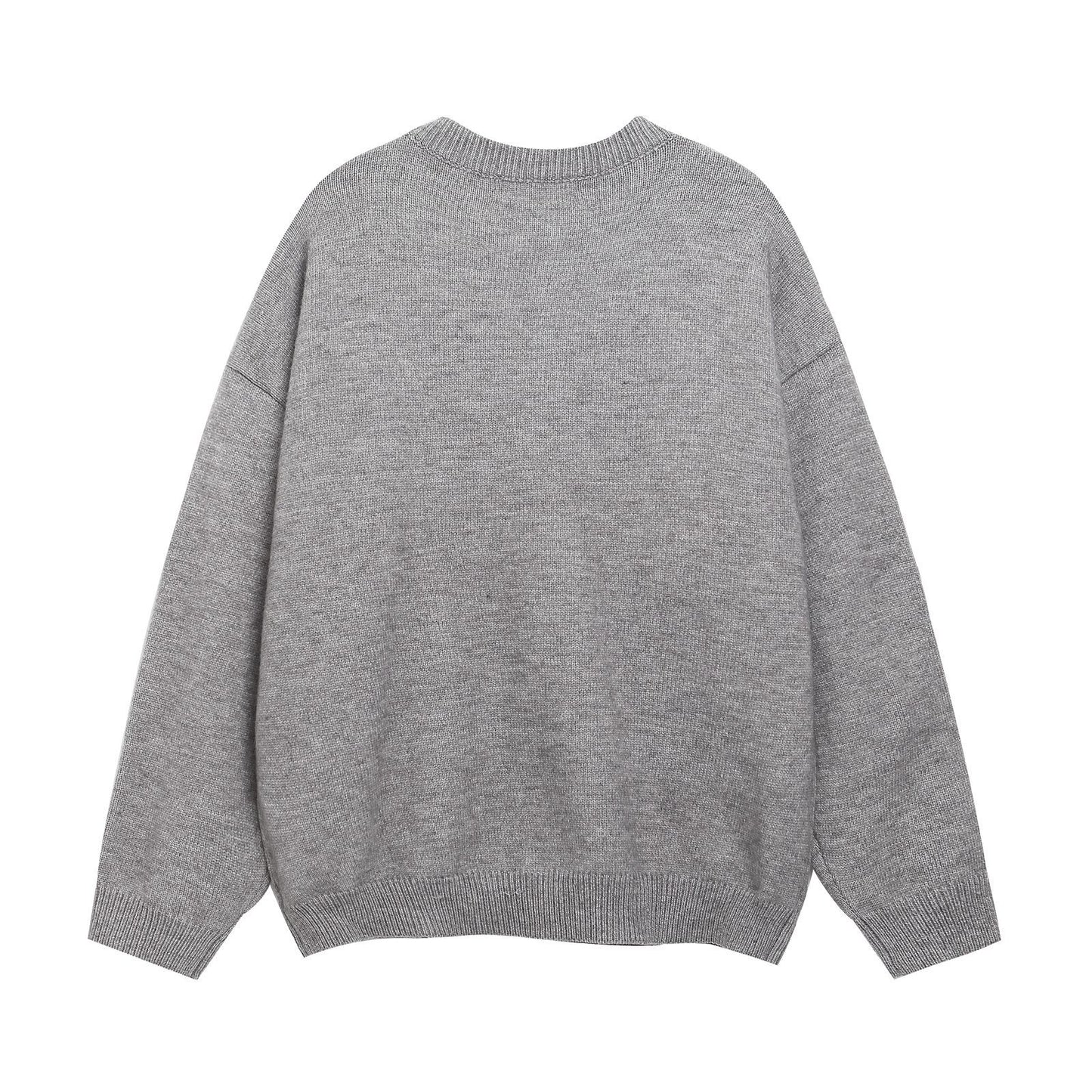 ⓀⓃⒾⓉ𒉽2025秋冬臘腸狗圖案圓領針織 K-57