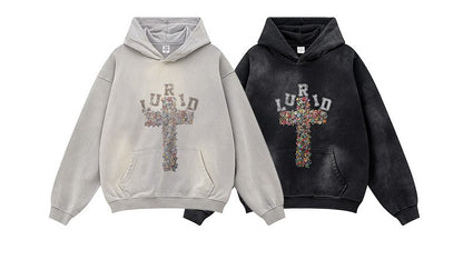 ♛𝔽𝕦𝕤𝕚𝕠𝕟 𝔽𝕠𝕔𝕦𝕤 ♛2025秋冬高磅復古水洗印花帽T 525