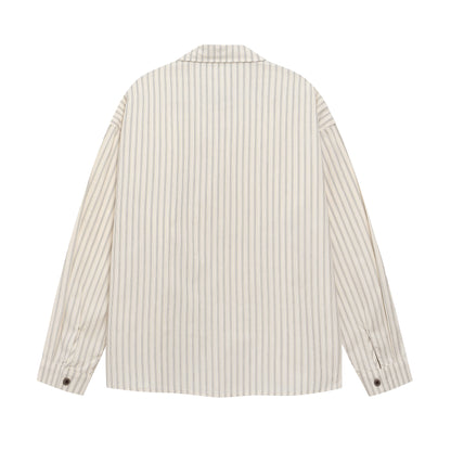 𝔼mbro 𝕊hirt𒉽2025秋冬領帶系列簡約襯衫外套IN-87