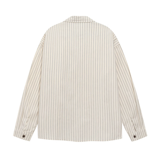 𝔼mbro 𝕊hirt𒉽2025秋冬領帶系列簡約襯衫外套IN-87