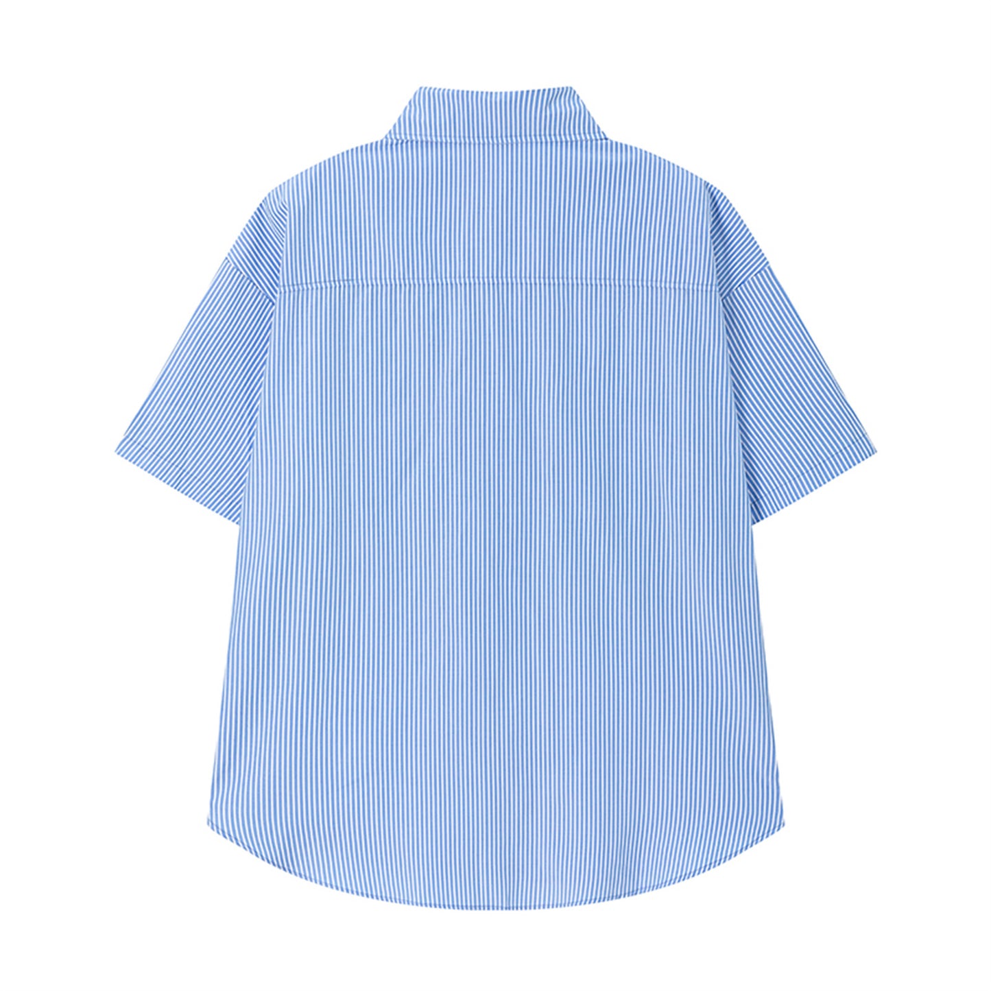 𝔼mbro 𝕊hirt𒉽 日式復古口袋針織翻領條紋襯衫 SA-6B