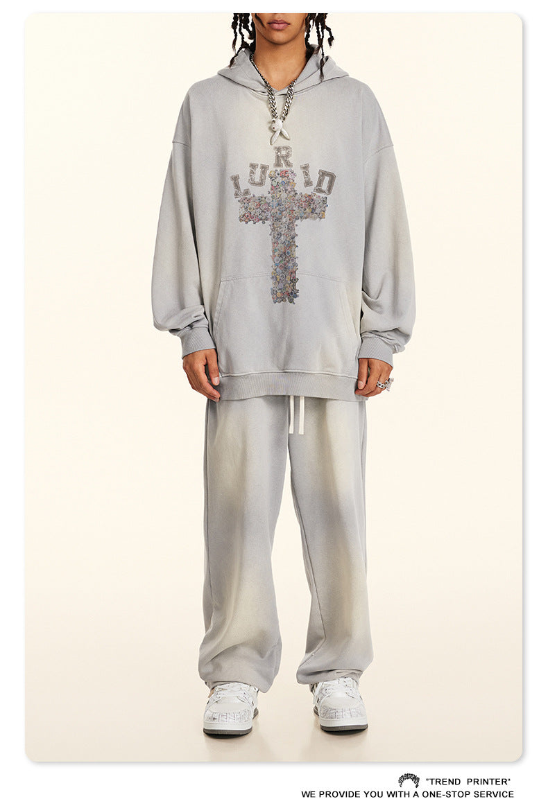 ♛𝔽𝕦𝕤𝕚𝕠𝕟 𝔽𝕠𝕔𝕦𝕤 ♛2025秋冬高磅復古水洗印花帽T 525