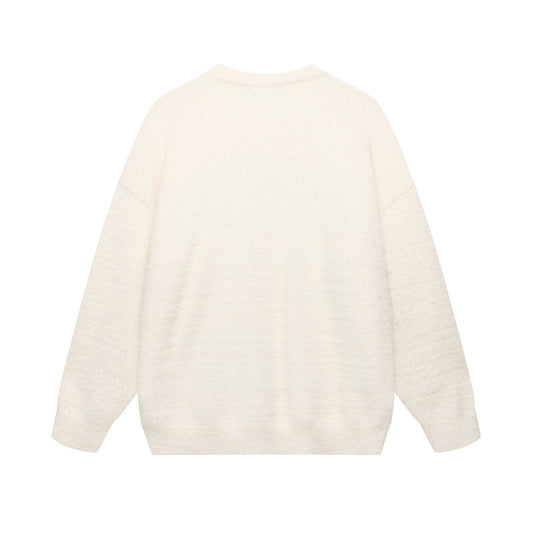 ⓀⓃⒾⓉ𒉽2025秋冬字母風格圓領針織 K-26