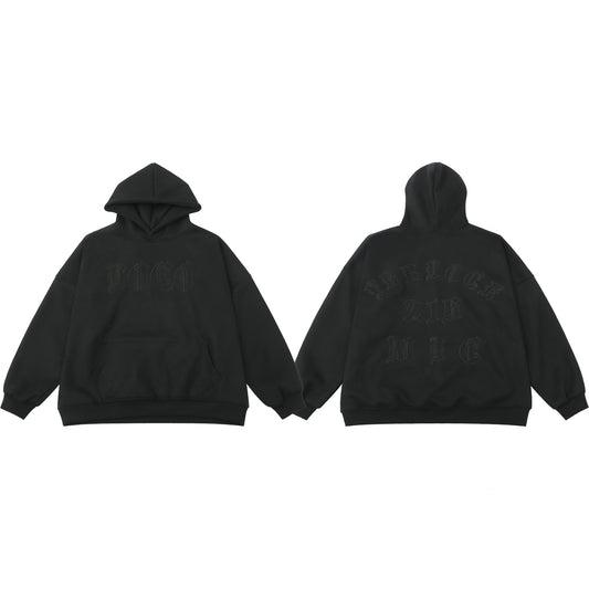 𝔽𝕦𝕤𝕚𝕠𝕟 𝔽𝕠𝕔𝕦𝕤 -ᴄʜɪᴄᴀɴᴏ♠︎悍匪♠︎ 哥德字母刺绣麂皮帽Ｔ