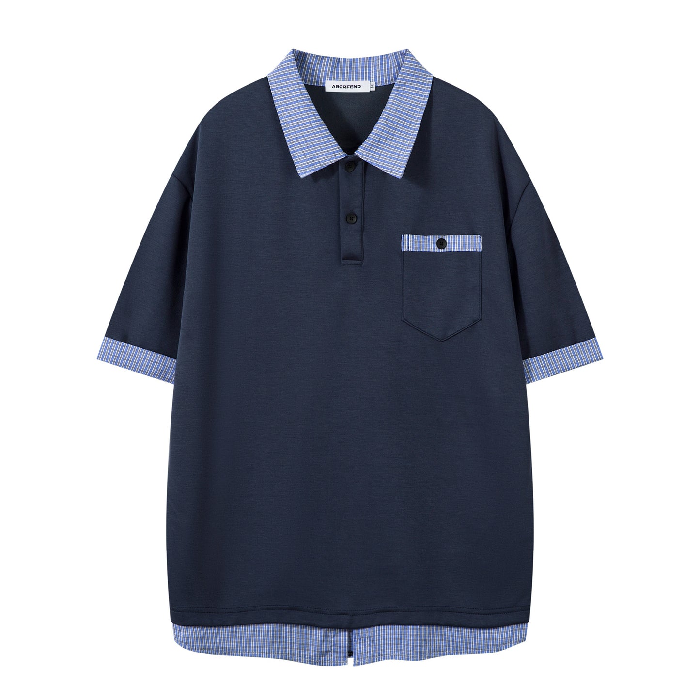 𝕃oose 𝔽it ☞𝟤𝟢𝟤𝟧 ☜美式復古假兩件翻領寬版上衣B-30