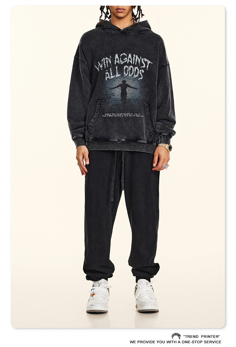 ♛𝔽𝕦𝕤𝕚𝕠𝕟 𝔽𝕠𝕔𝕦𝕤 ♛2025秋冬重磅硬挺水洗印花帽T G-67