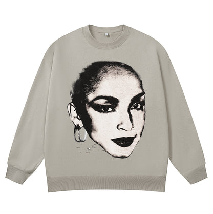 ♛𝔽𝕦𝕤𝕚𝕠𝕟 𝔽𝕠𝕔𝕦𝕤 ♛410G重磅水洗美式復古圓領厚T  GH-77