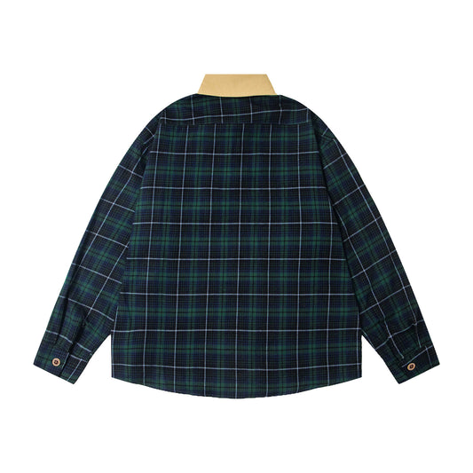 𝔼mbro 𝕊hirt𒉽2025秋冬可愛小狗刺繡寬鬆衫外套M-26