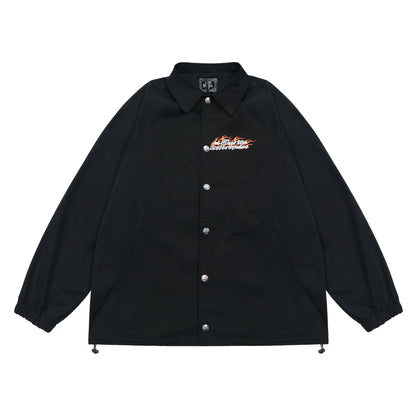 𝔽𝕦𝕤𝕚𝕠𝕟 𝔽𝕠𝕔𝕦𝕤 -ᴄʜɪᴄᴀɴᴏ♠︎悍匪♠︎ 美式複古Chopper機車chicano風格重工萬針全刺繡風衣教練夾克外套WT96